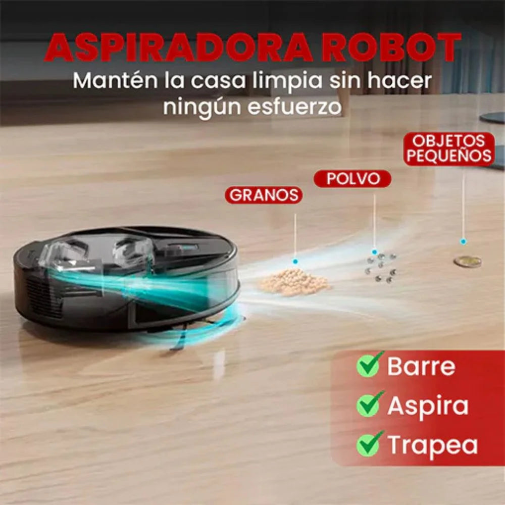 Aspiradora Robot Inteligente 3 en 1