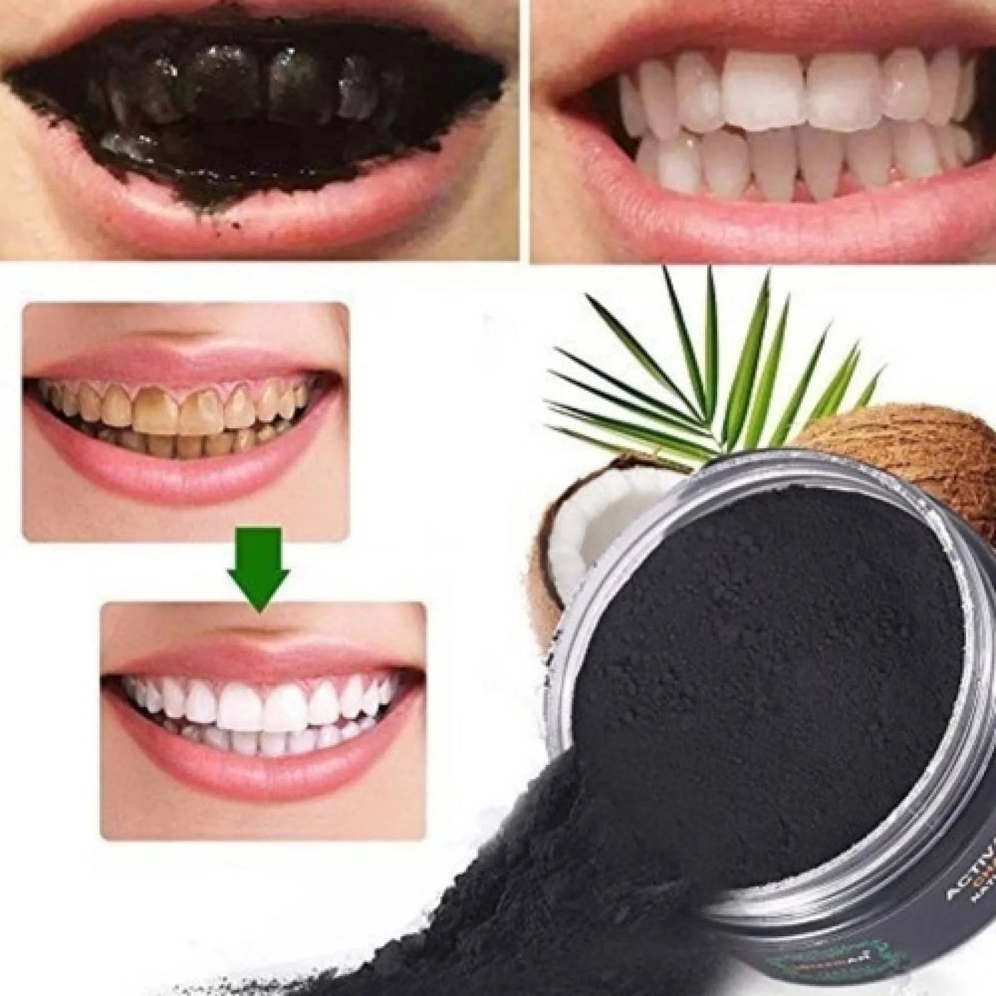 Naturadent Sonrisa Perfecta - Carbón Activo de Coco