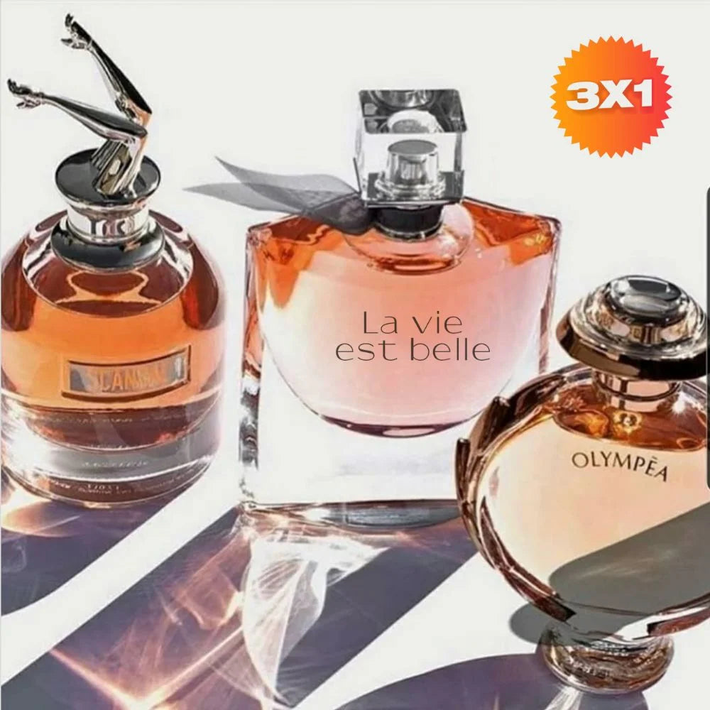 Kit 3x1 de Fragancias Exclusivas para Mujer