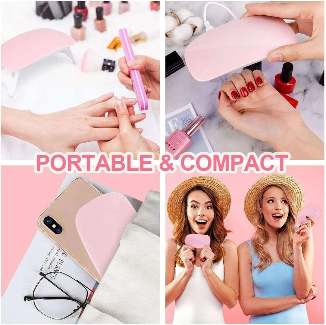 Lámpara Secadora de Uñas UV LED – Portátil y Profesional