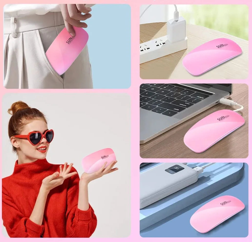 Lámpara Secadora de Uñas UV LED – Portátil y Profesional
