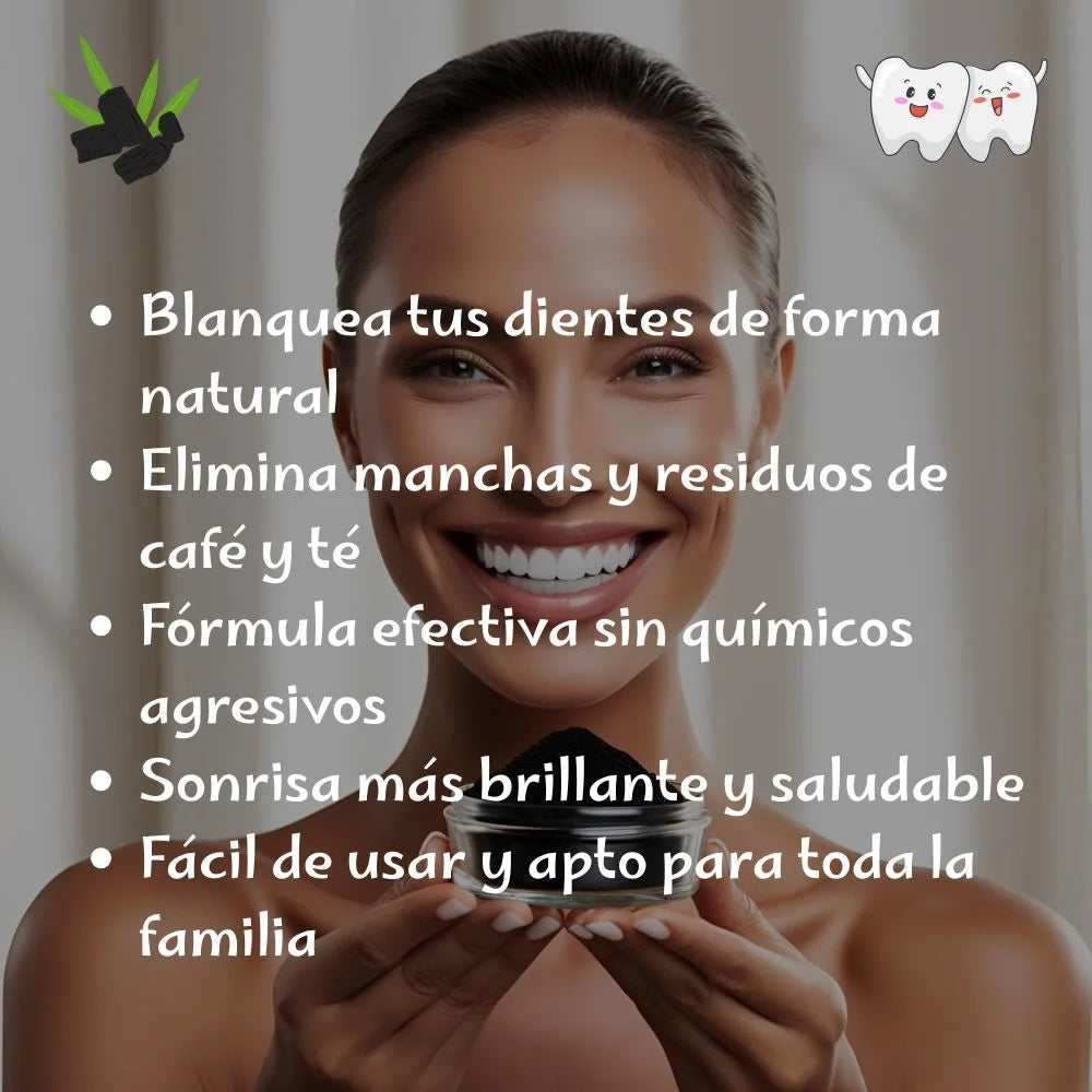 Naturadent Sonrisa Perfecta - Carbón Activo de Coco