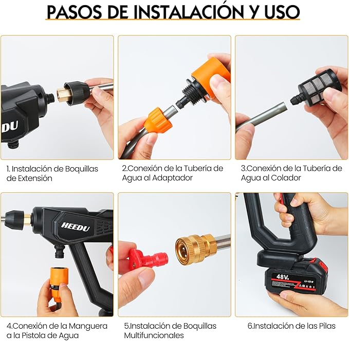 Potente Hidrolavadora Portátil