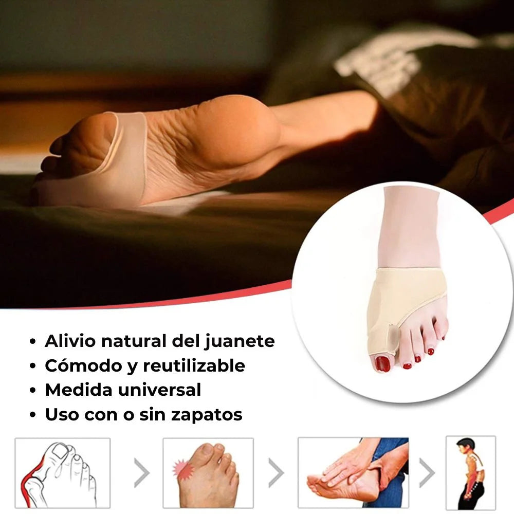 Corrector de Juanetes con Almohadilla de Gel Protector (2 pzas)