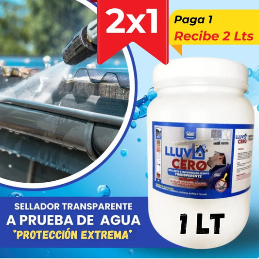 2x1 Impermeabilizante Sellador Lluvia Cero 1 Lt - Protección Extrema