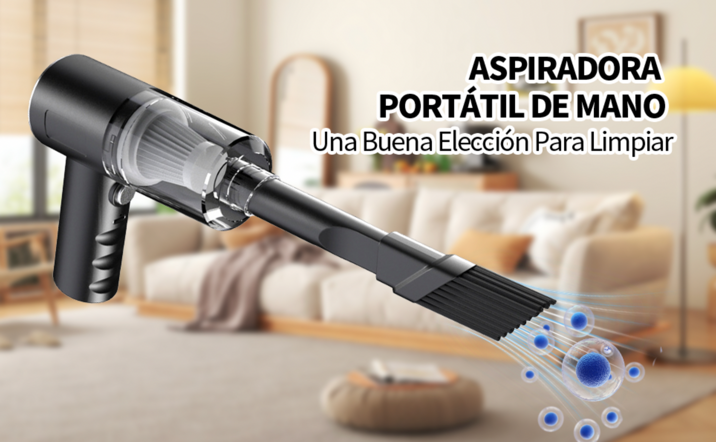 Potente Mini Aspiradora Portátil