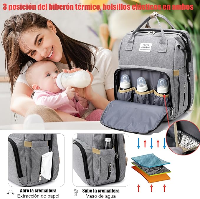 Pañalera Multifuncional Expandible