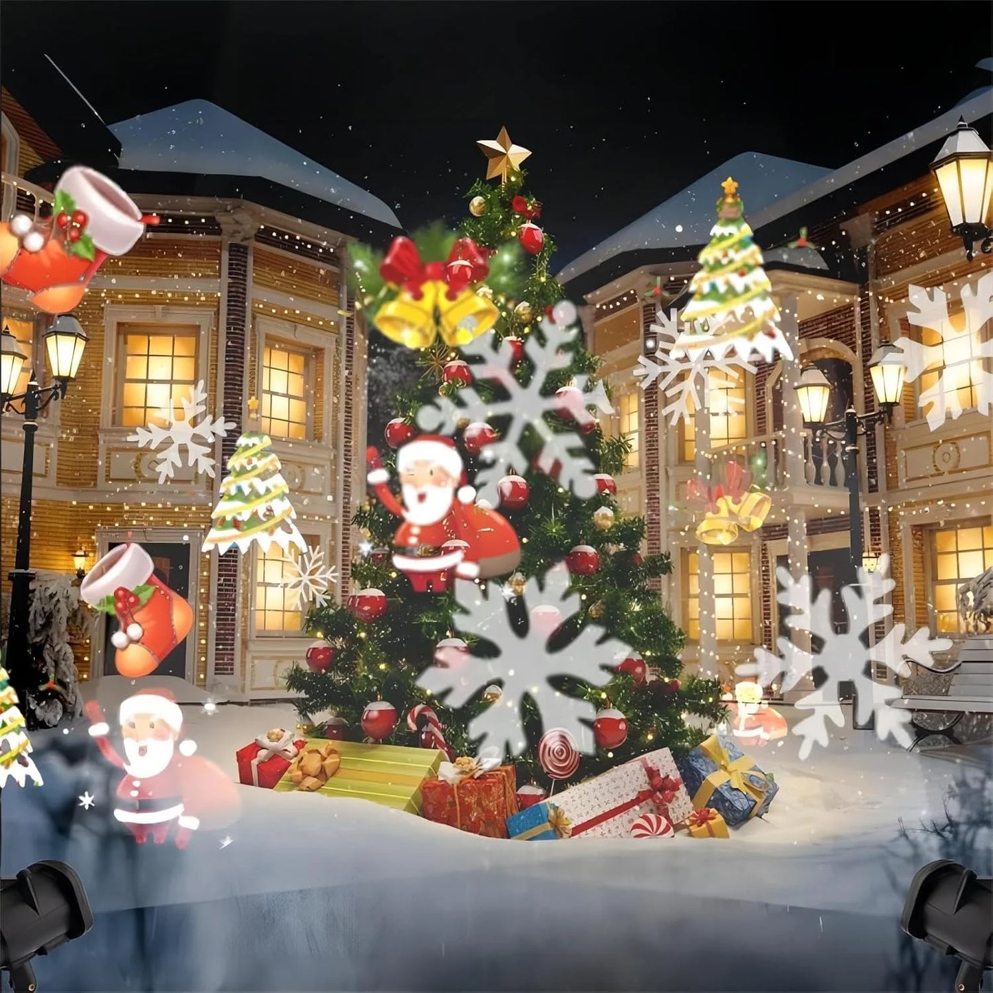 Proyector Navideño Mágico HD