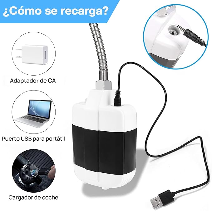 Regadera Portátil Recargable