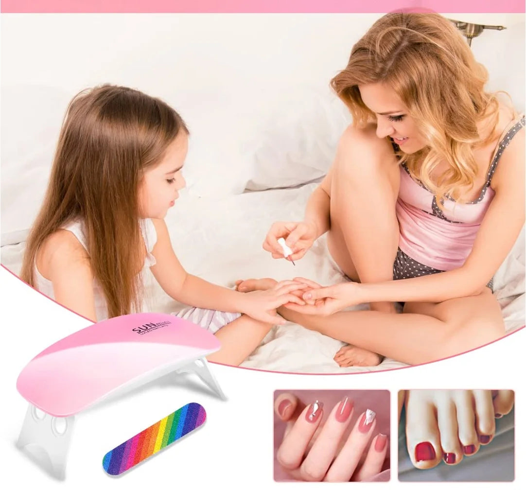 Lámpara Secadora de Uñas UV LED – Portátil y Profesional