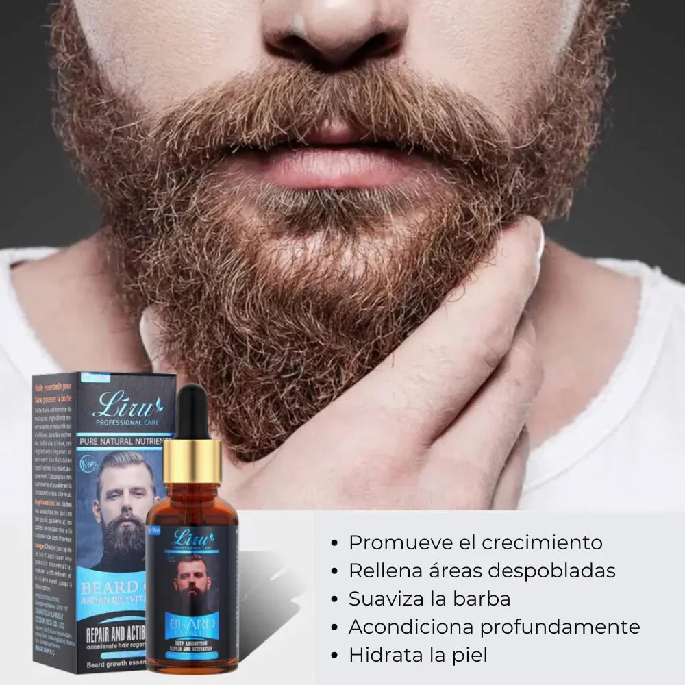 Suero para Crecimiento de Barba y Bigote